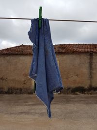 Clothes drying on clothesline