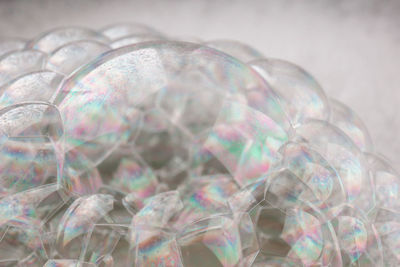 Close-up of bubbles