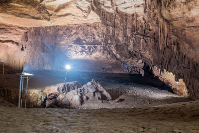 Scenic view of cave