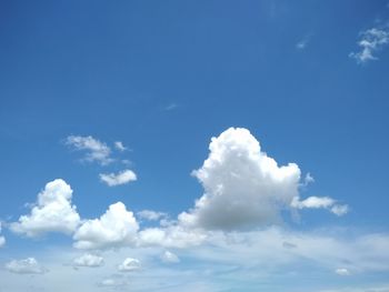 Low angle view of clouds in sky