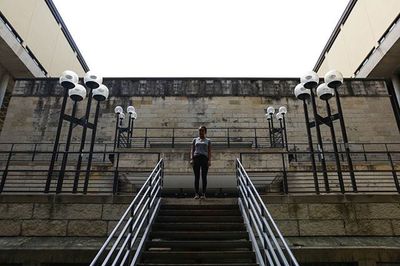 Low angle view of staircase