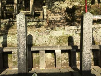 Cross in cemetery