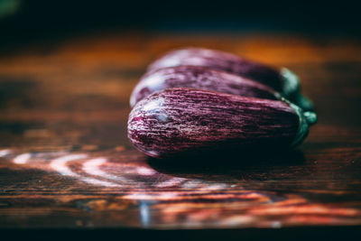 Close-up of fruit on table