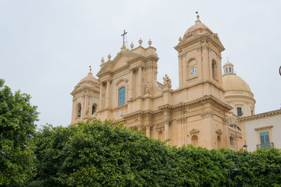 Low angle view of a cathedral 