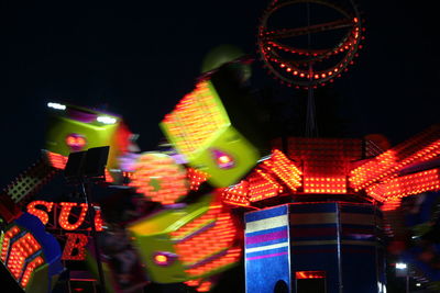 Low angle view of illuminated firework display