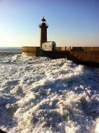 Lighthouse on beach