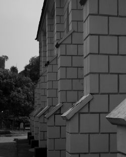 Low angle view of building against sky