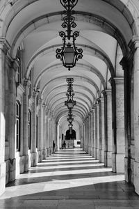 Corridor of building