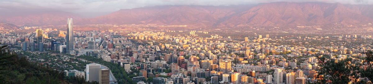 Panoramic view of city