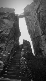 Low angle view of staircase