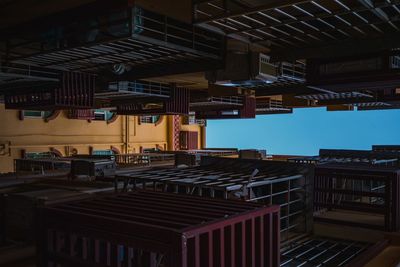 View of construction site in city