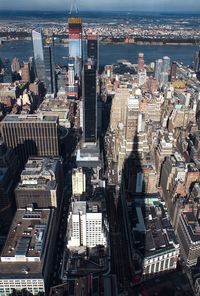 Aerial view of city