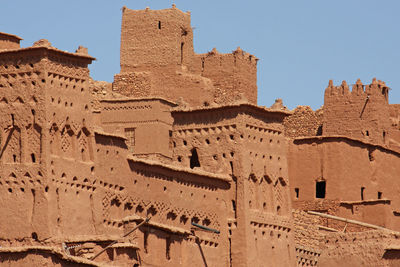 The clay buildings of ait benhaddou in morocco