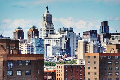 Cityscape against sky