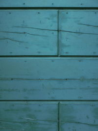 Full frame shot of turquoise wall