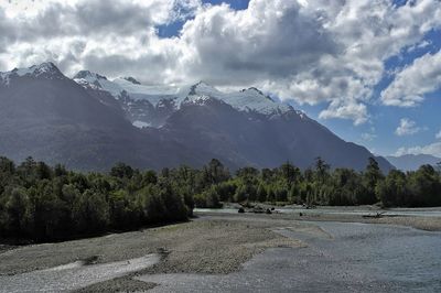 Scenic view of landscape against sky