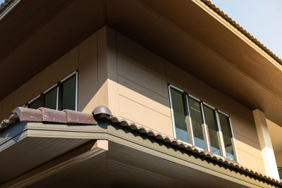 Low angle view of building against sky