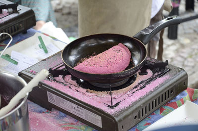 Close-up of food in kitchen