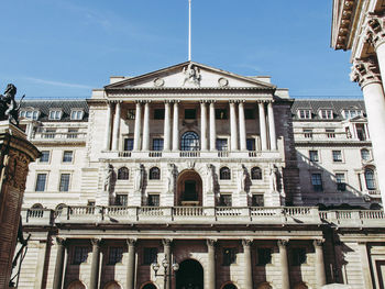 Low angle view of building against sky