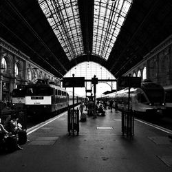 Interior of railroad station