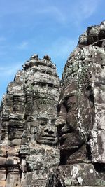 Low angle view of a temple