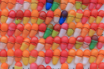 Full frame shot of colorful balls