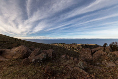 Scenic view of landscape against sky