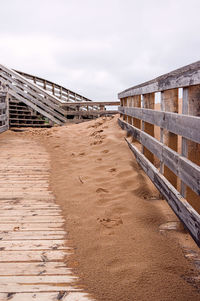 View of bridge with buildings in background