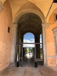 Entrance of historic building