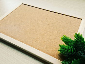 A blank woodern paper board
