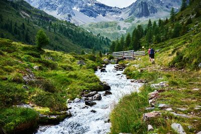 Scenic view of mountains