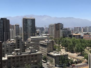 Santiago centro view