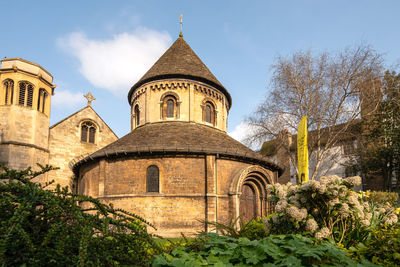 Low angle view of historical building against sky