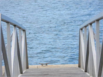 Pier over sea