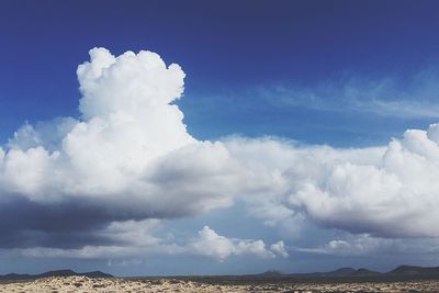 Panoramic view of clouds in sky