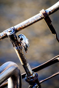 Close-up of water wheel