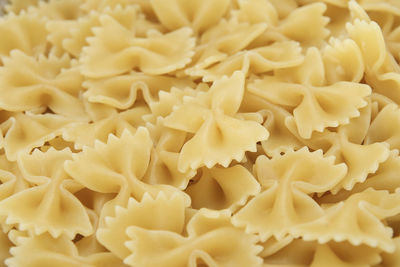 Full frame shot of yellow pasta