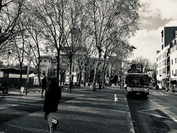View of city street