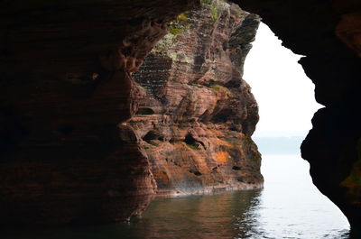 View of cave