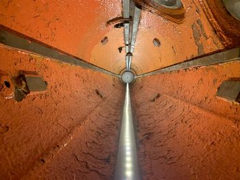 Torpedo tube on a diesel submarine