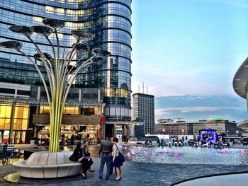 Modern buildings in city