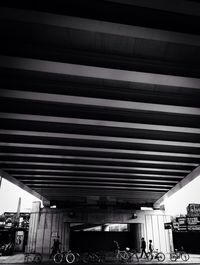 Train at railroad station