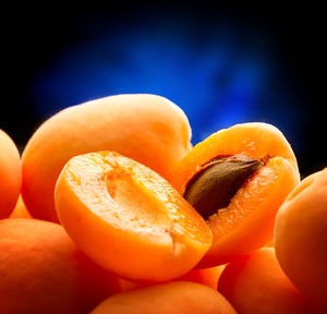 Close-up of apricots