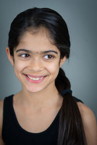 Close-up portrait of young woman