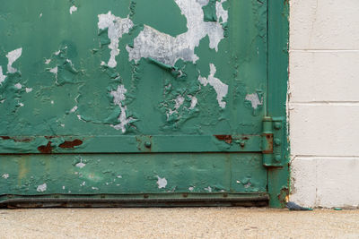 Close-up of old weathered wall