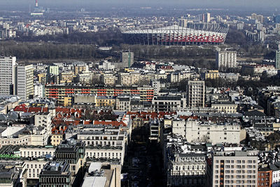 Aerial view of cityscape