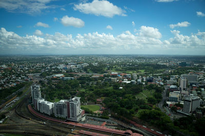 Aerial view of cityscape