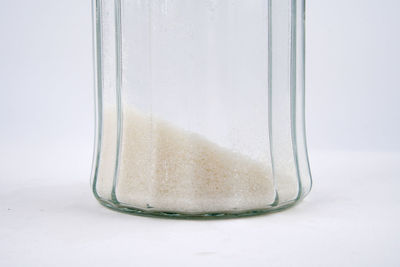 Close-up of glass on table