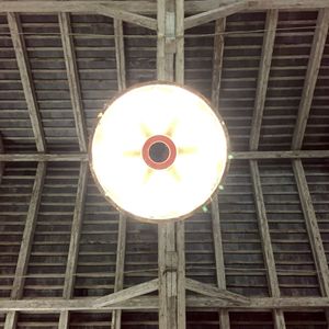 Low angle view of illuminated lights