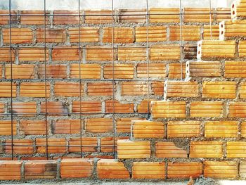 Full frame shot of brick wall